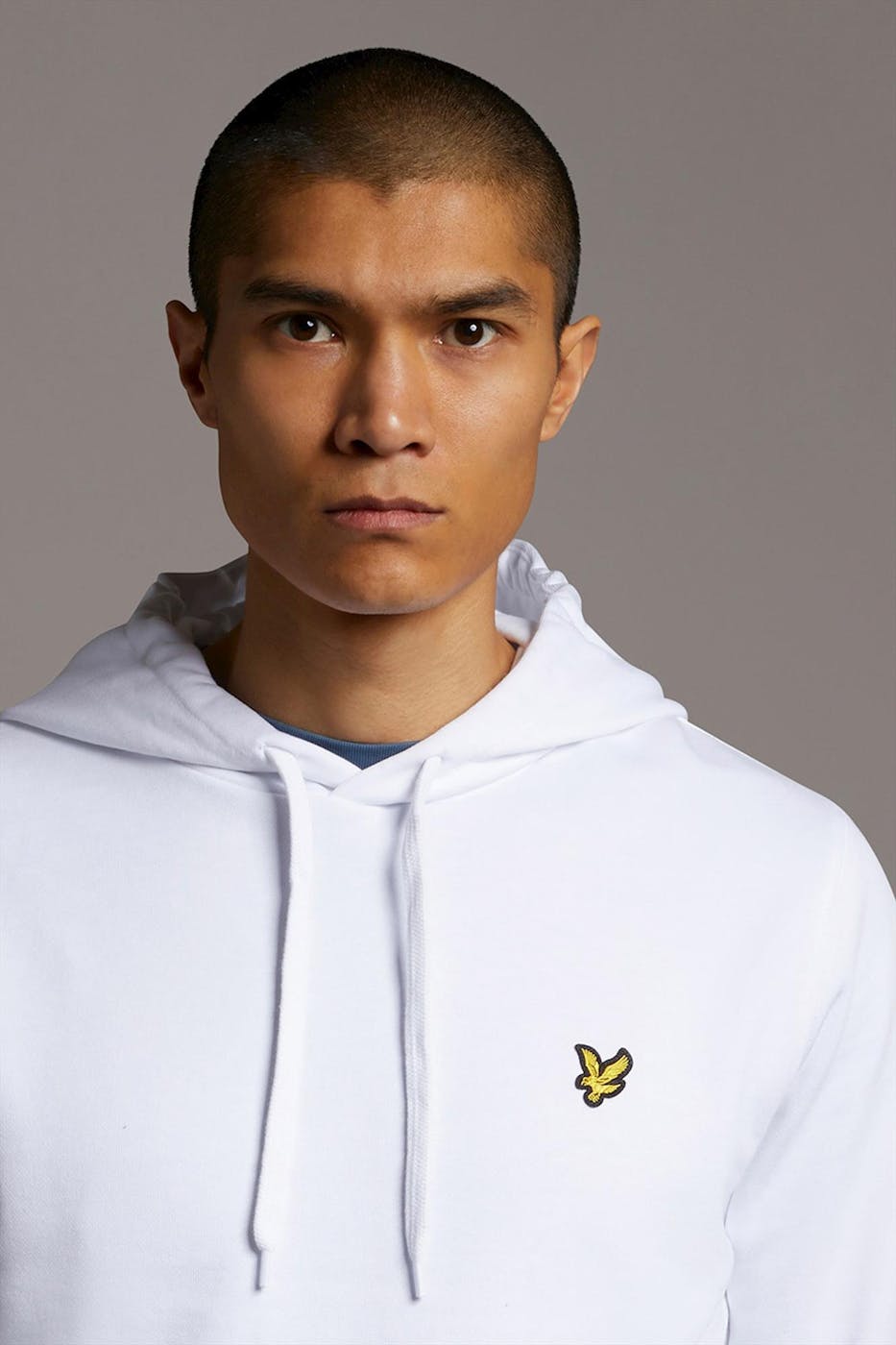 Lyle & Scott - Witte Pullover hoodie