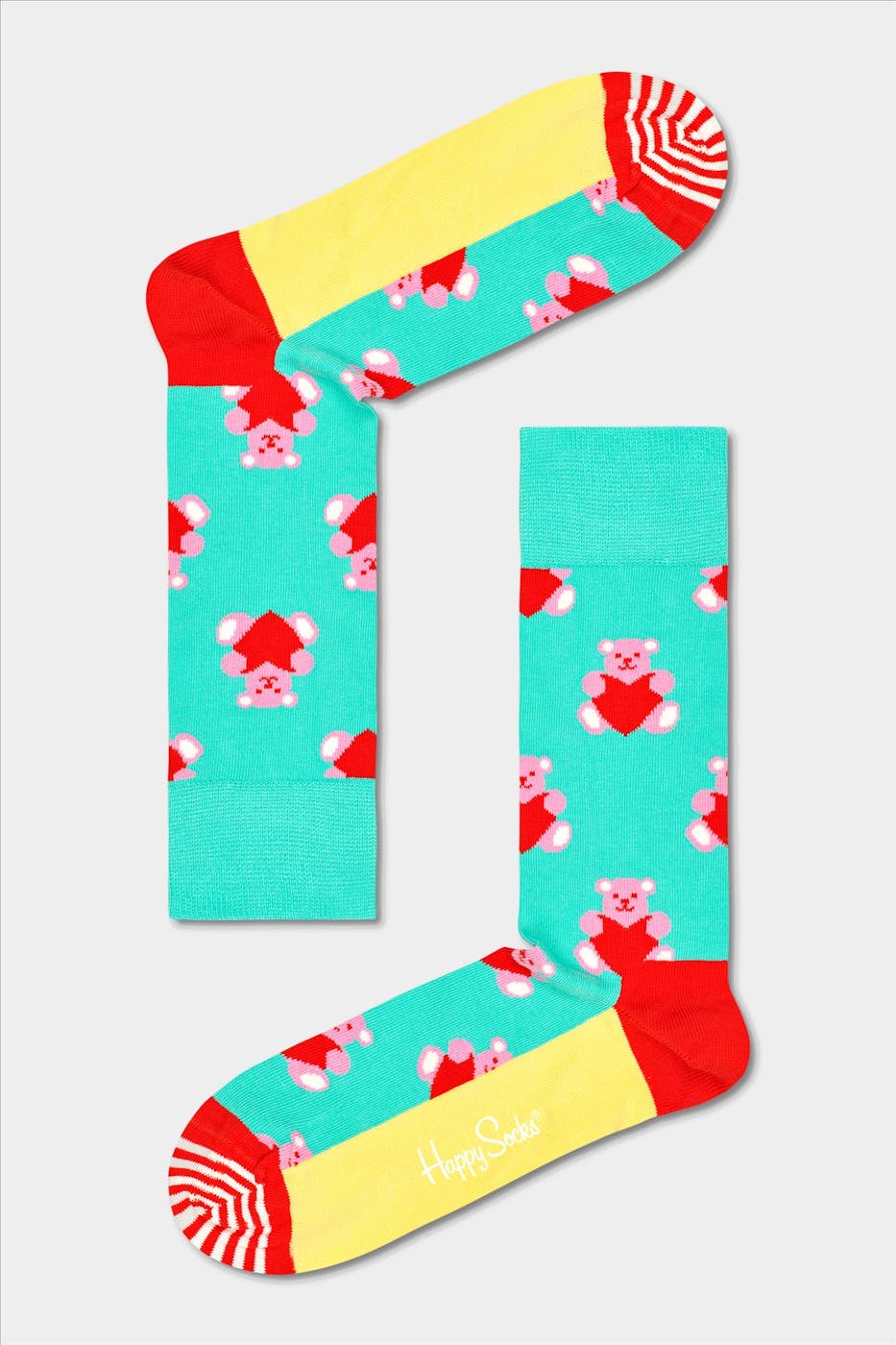 Happy Socks - Rood-multicolore I love You 3-pack Giftbox Sokken,maat 36-40
