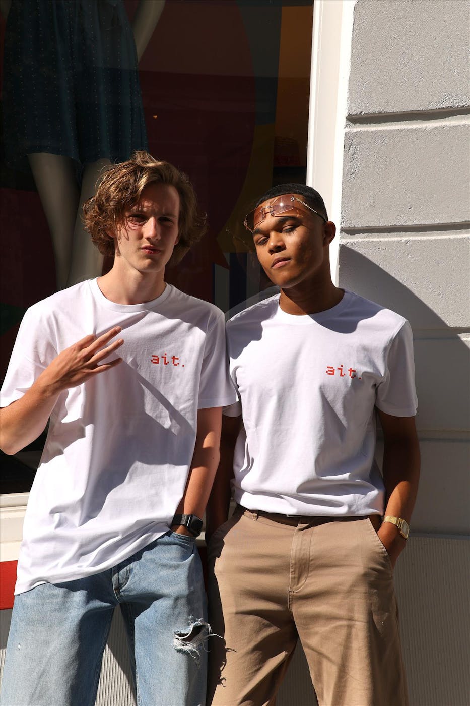 Brooklyn - Witte Ait. T-shirt