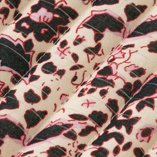 Scotch & Soda - Ecru-Roze Printed jas