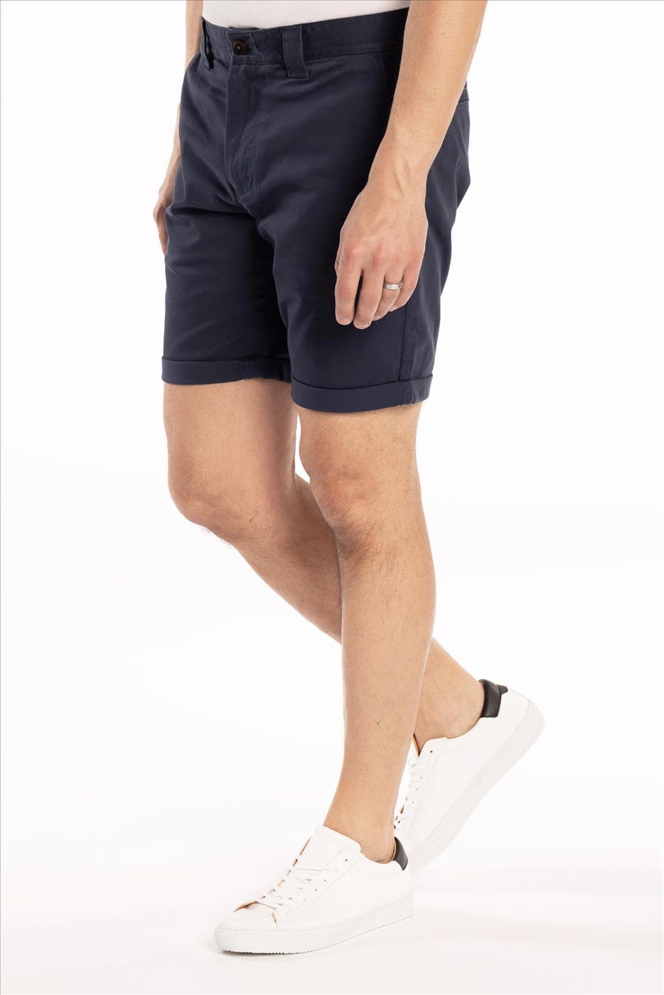 Tommy Jeans - Donkerblauwe TJM Essential chino short