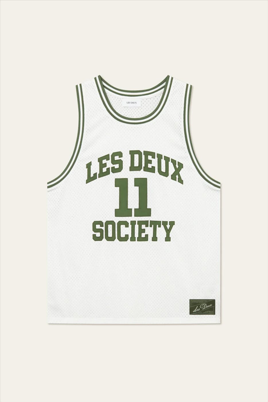 LES DEUX - Ecru Silas Mesh tanktop