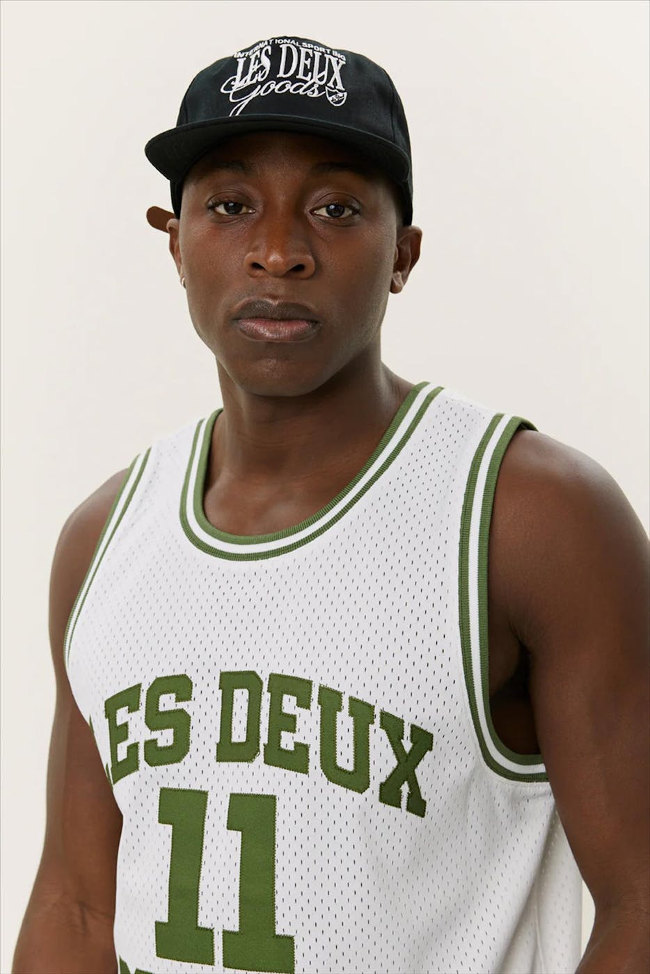 LES DEUX - Ecru Silas Mesh tanktop