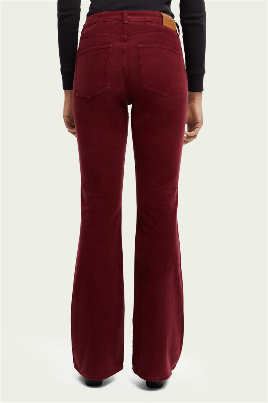 Scotch & Soda - Bordeaux The Charm Flare broek