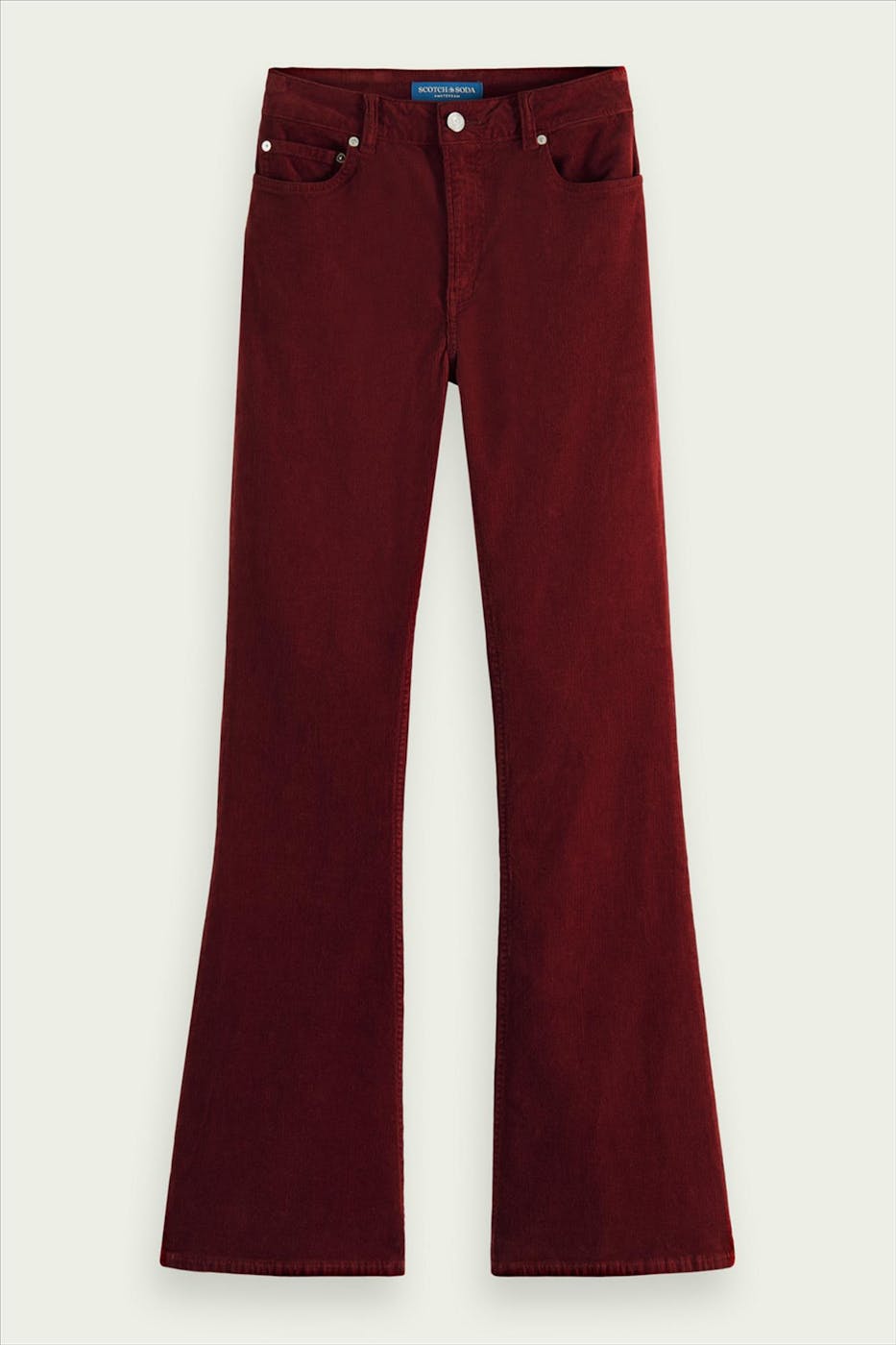 Scotch & Soda - Bordeaux The Charm Flare broek