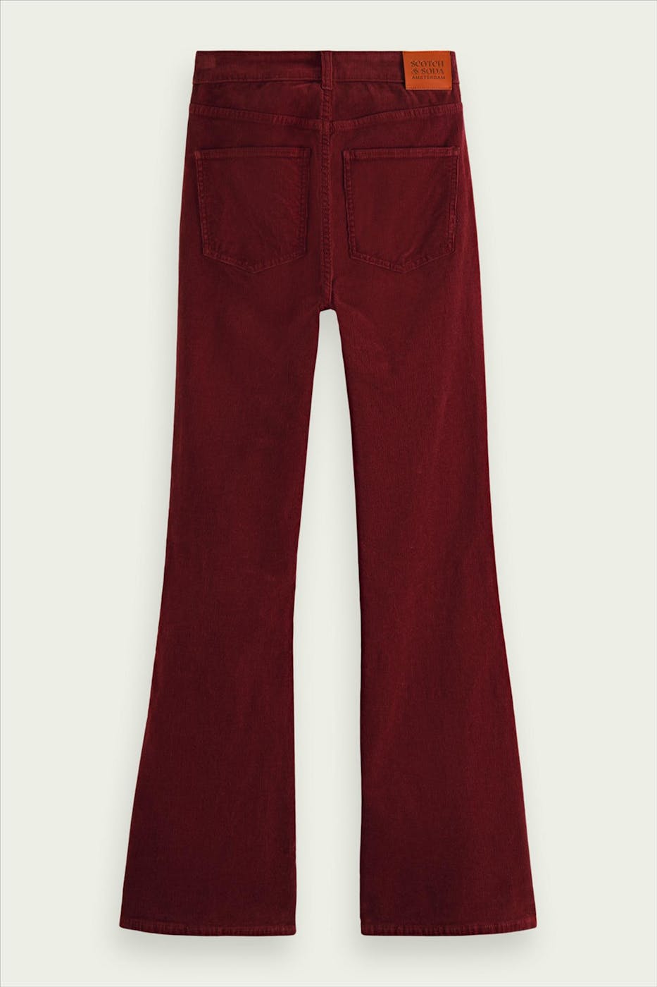 Scotch & Soda - Bordeaux The Charm Flare broek