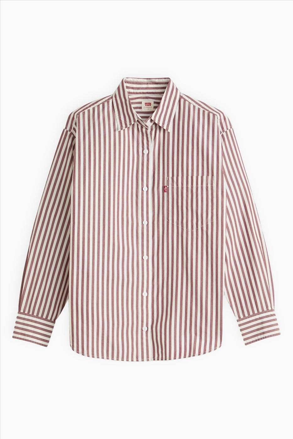 Levi's - Ecru-Bruine Harlie Boyfriend blouse