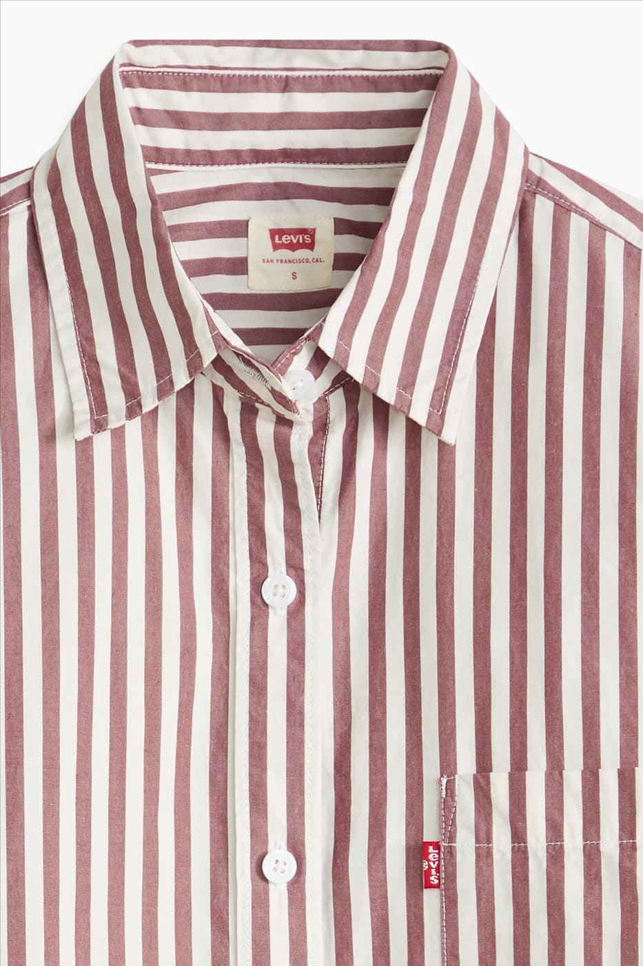 Levi's - Ecru-Bruine Harlie Boyfriend blouse