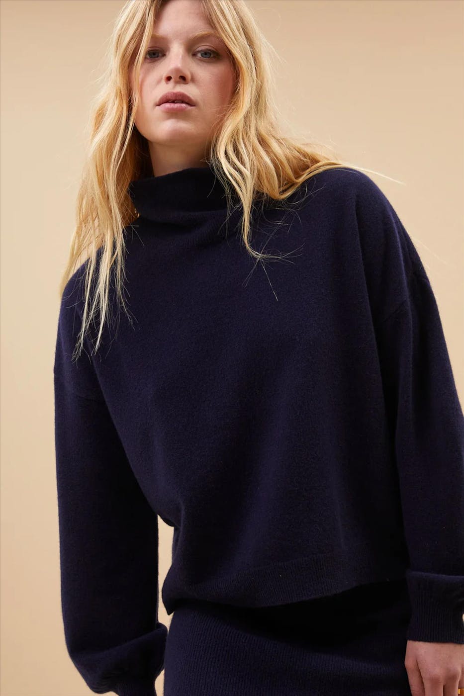 BY BAR - Donkerblauwe Dex rok
