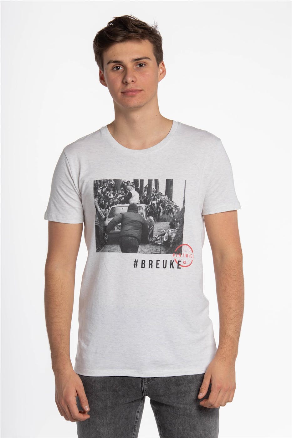 Brooklyn - Intwiel Ecru Breuke T-shirt