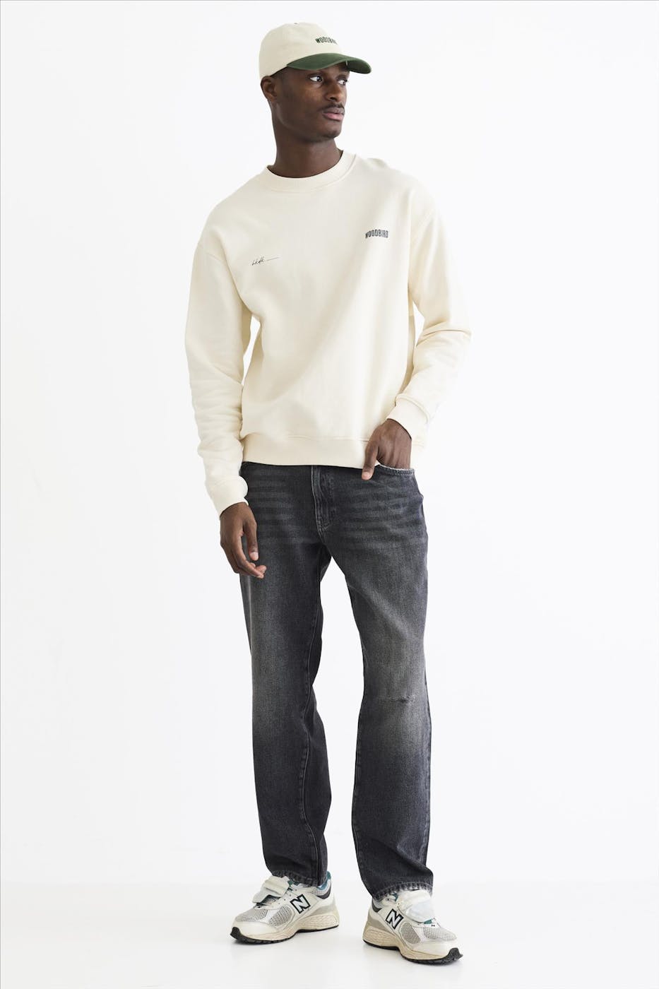 WOODBIRD - Ecru Cane sweater