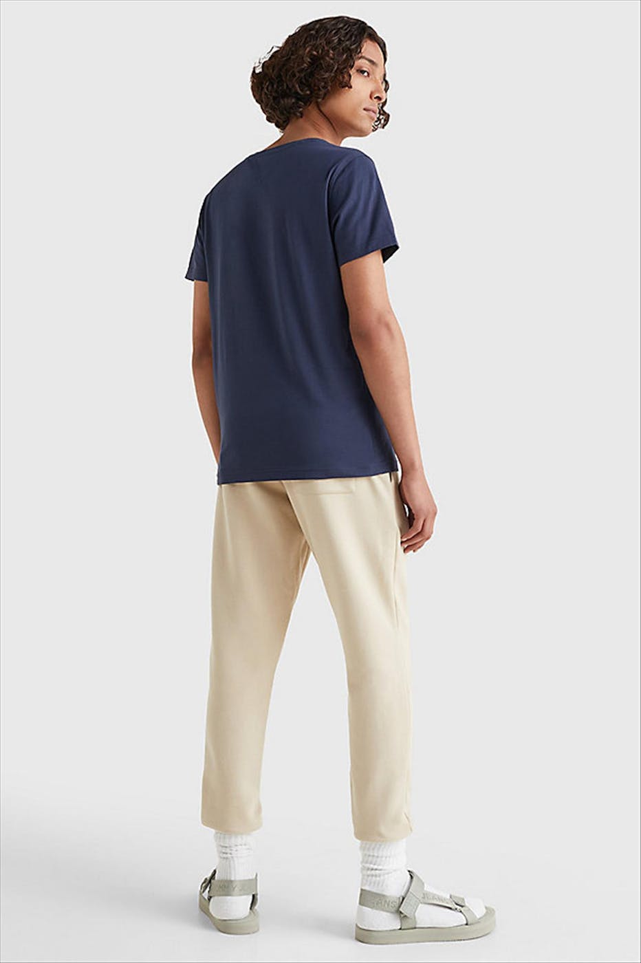 Tommy Jeans - Hilfiger Denim - Panson T-shirt - T-shirt met v-hals en korte mouw - marine blauw