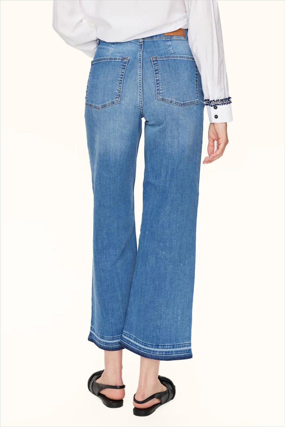 Nümph - Blauwe Paris Cropped jeans