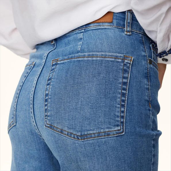 Nümph - Blauwe Paris Cropped jeans