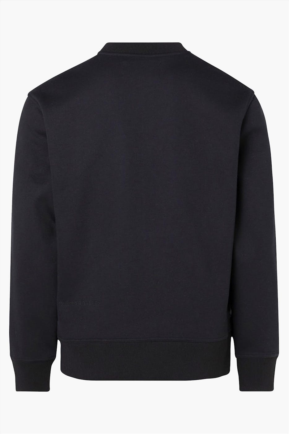 Calvin Klein Jeans - Zwarte Spons Logo sweater