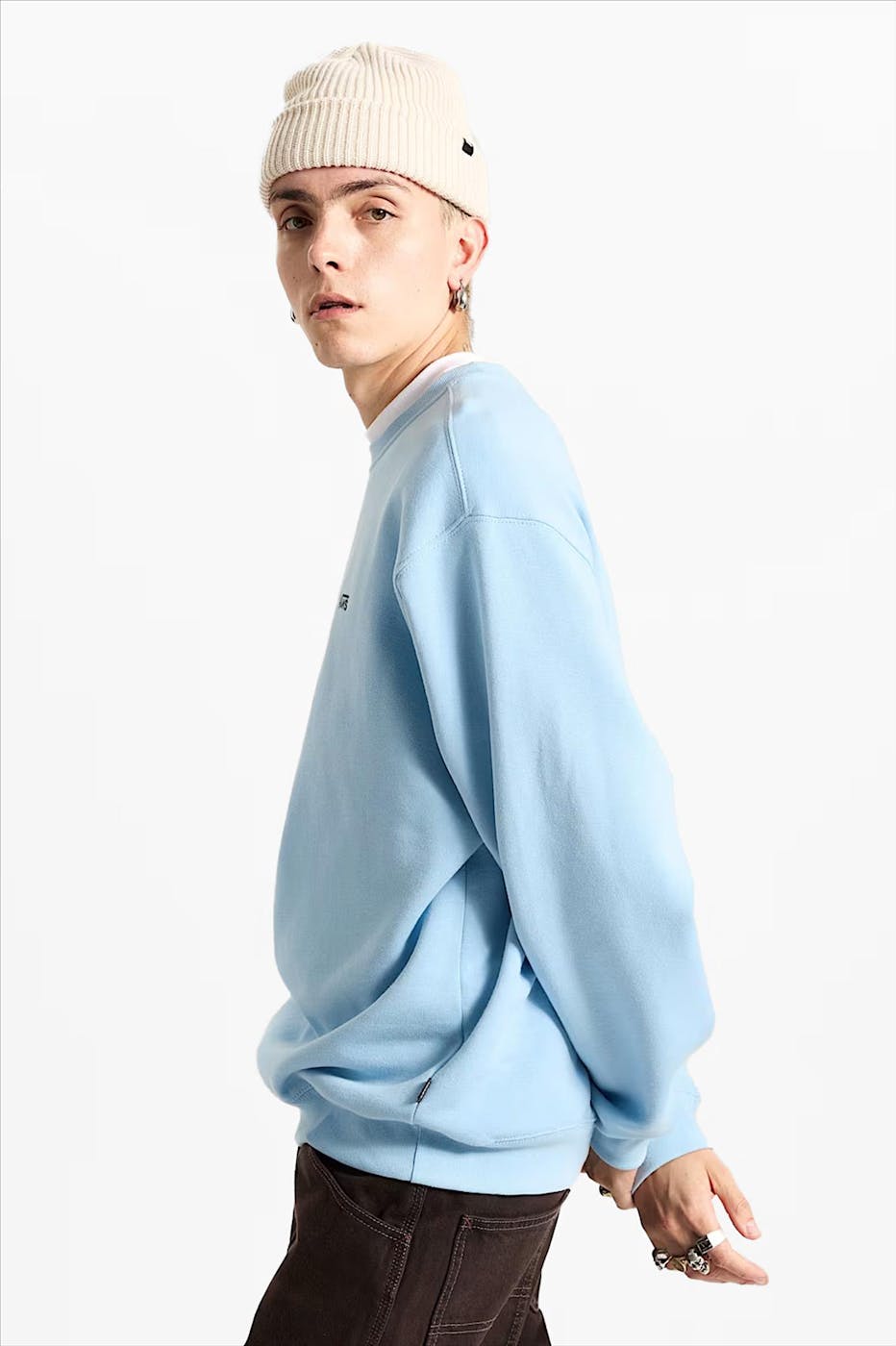 Vans - Lichtblauwe Left Chest II sweater