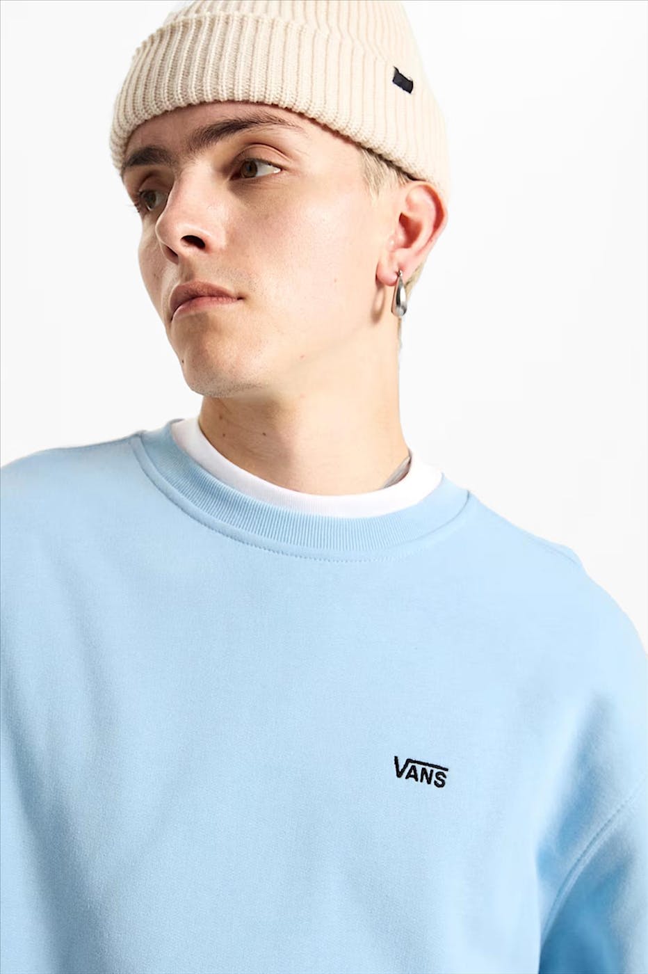 Vans - Lichtblauwe Left Chest II sweater