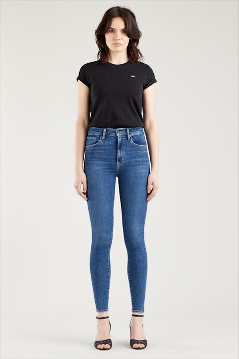 Levi's - Donkerblauwe Mile High Super Skinny jeans