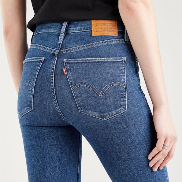 Levi's - Donkerblauwe Mile High Super Skinny jeans