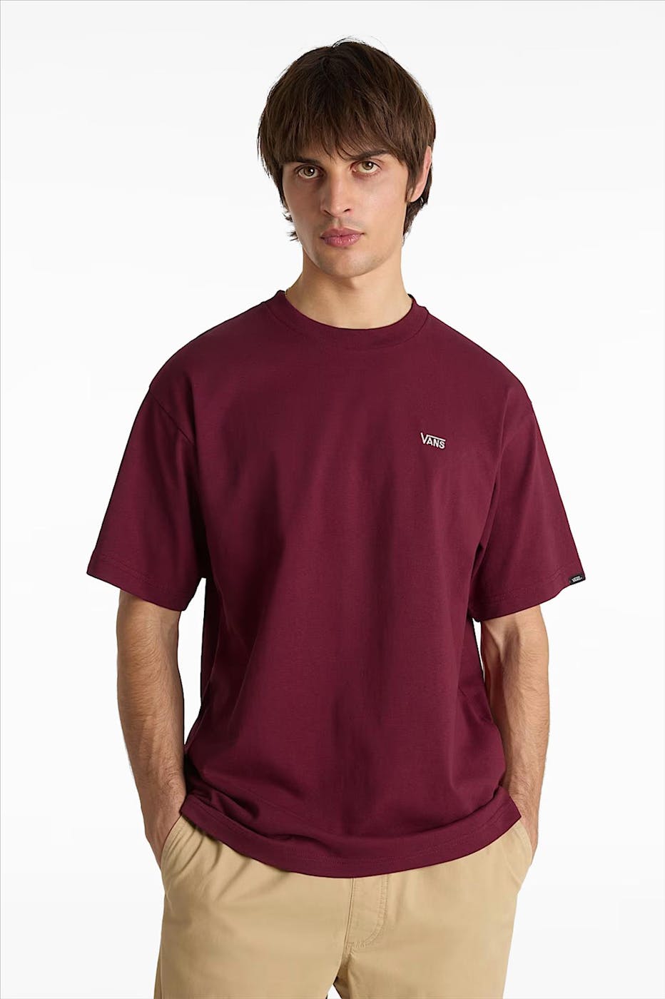 Vans - Bordeaux Left Chest T-shirt