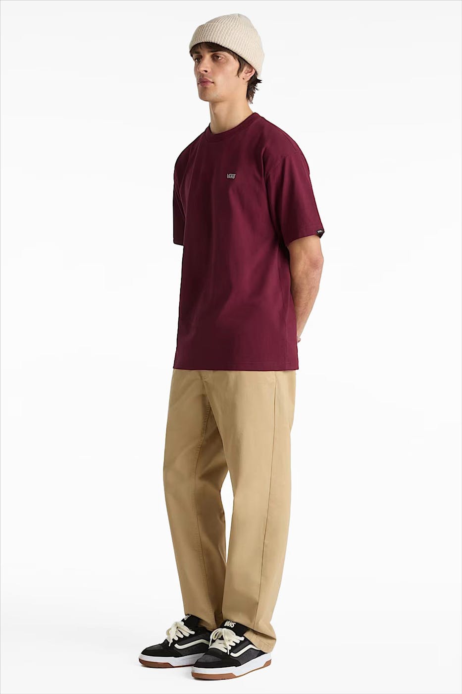 Vans - Bordeaux Left Chest T-shirt