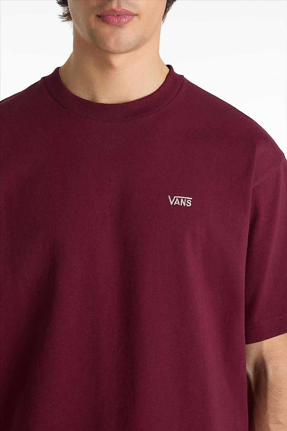 Vans - Bordeaux Left Chest T-shirt