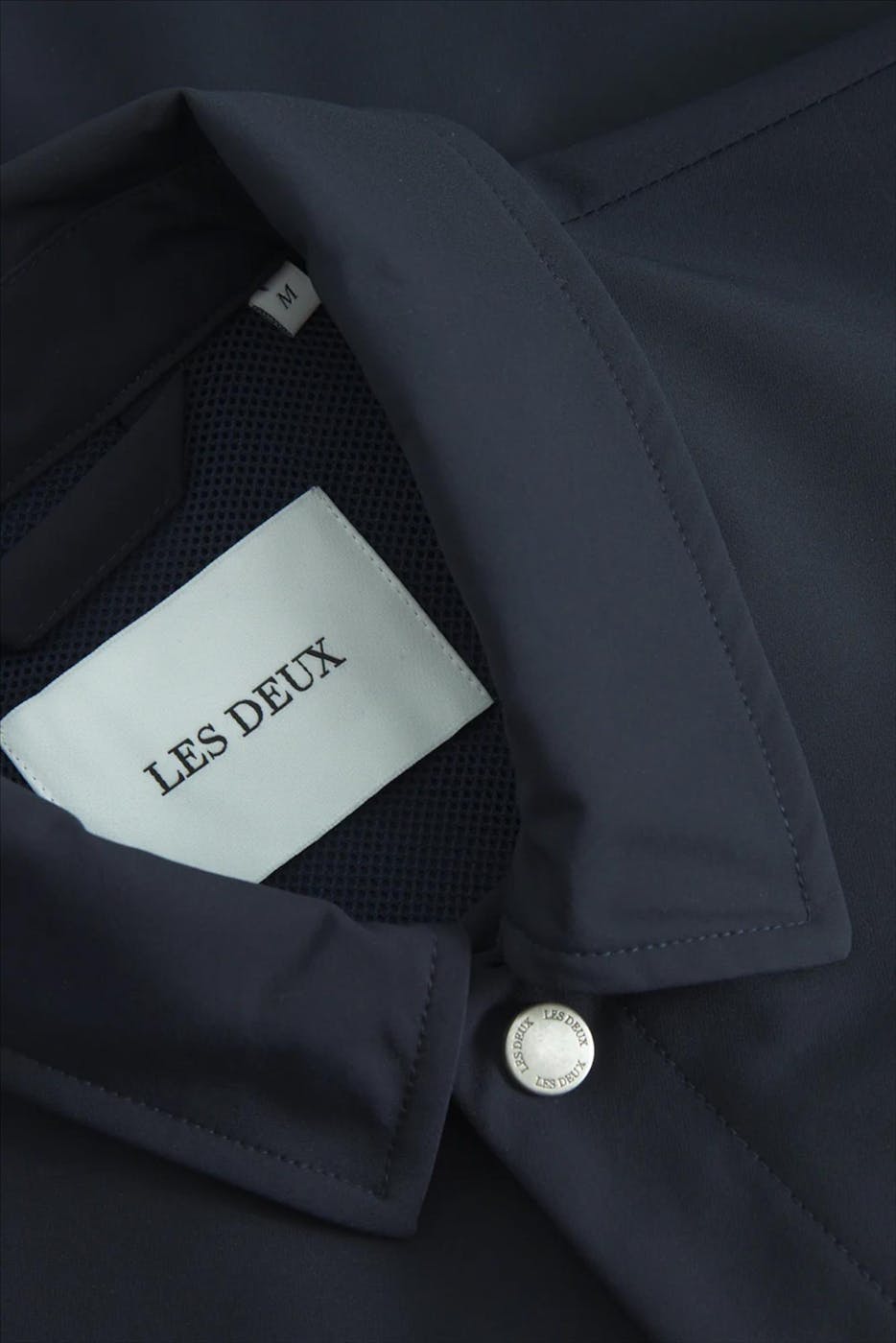 LES DEUX  - Donkerblauwe Idris Coach vest