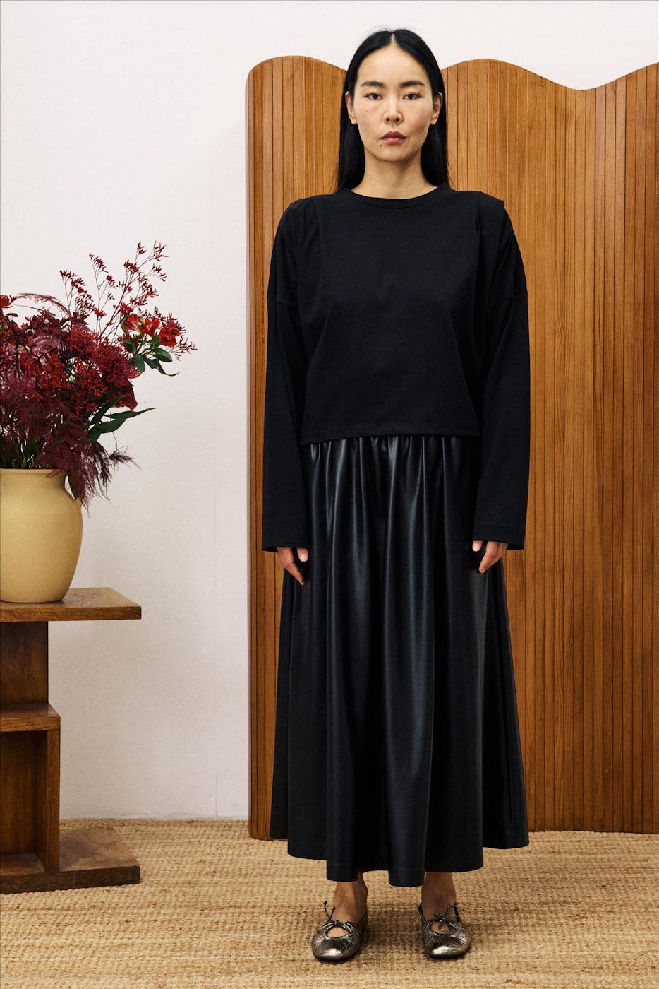 FRNCH - Zwarte Ceylan longsleeve