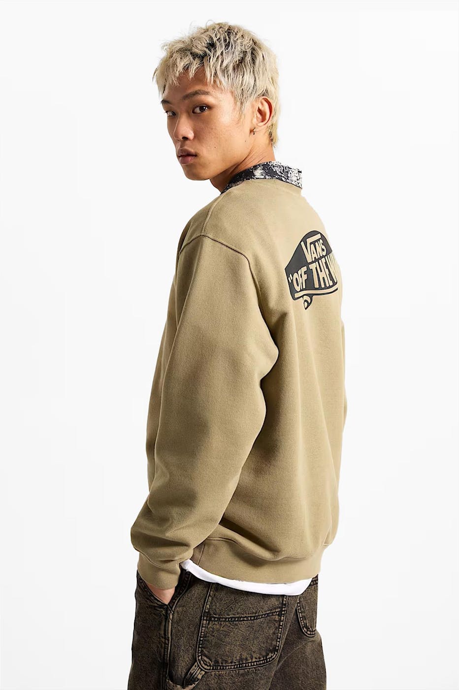 Vans - Taupe Style 76 II sweater