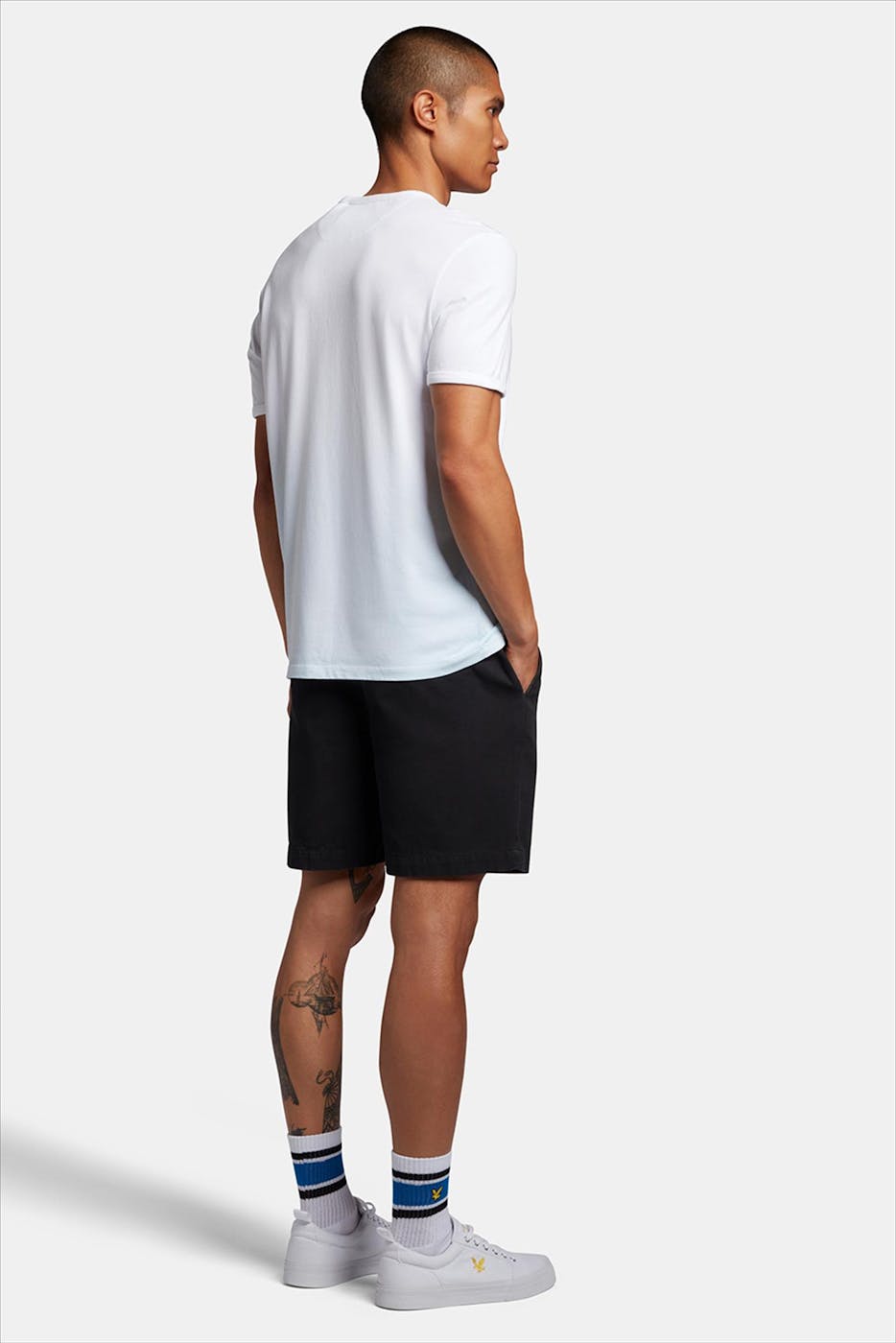 Lyle & Scott - Zwarte Chino Short