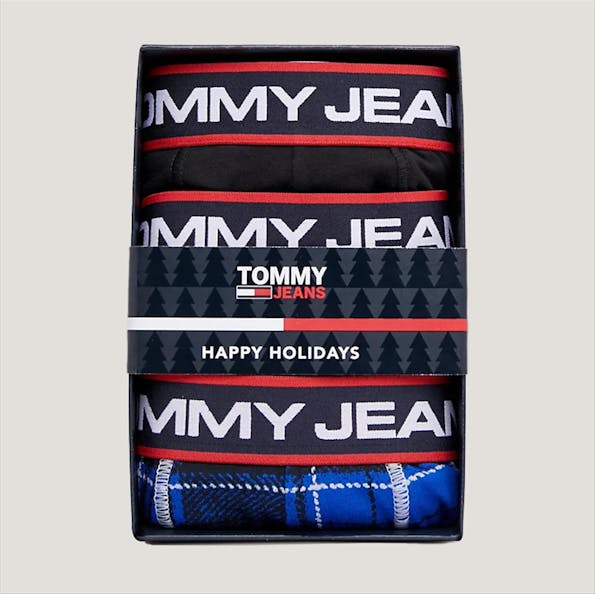 Tommy Hilfiger Underwear - Zwart-Blauwe New York 3-pack giftset boxershorts