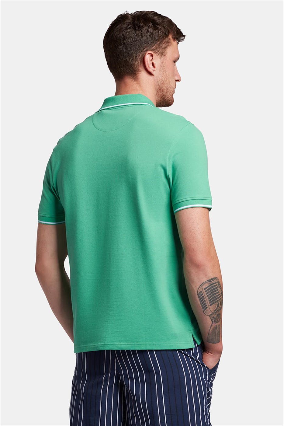 Lyle & Scott - Groene Tipped Polo Shirt