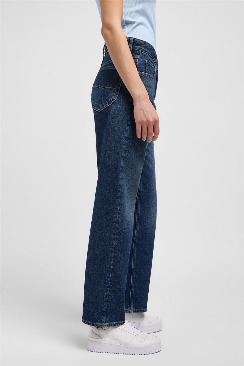 Lee - Donkerblauwe Rider Classic jeans