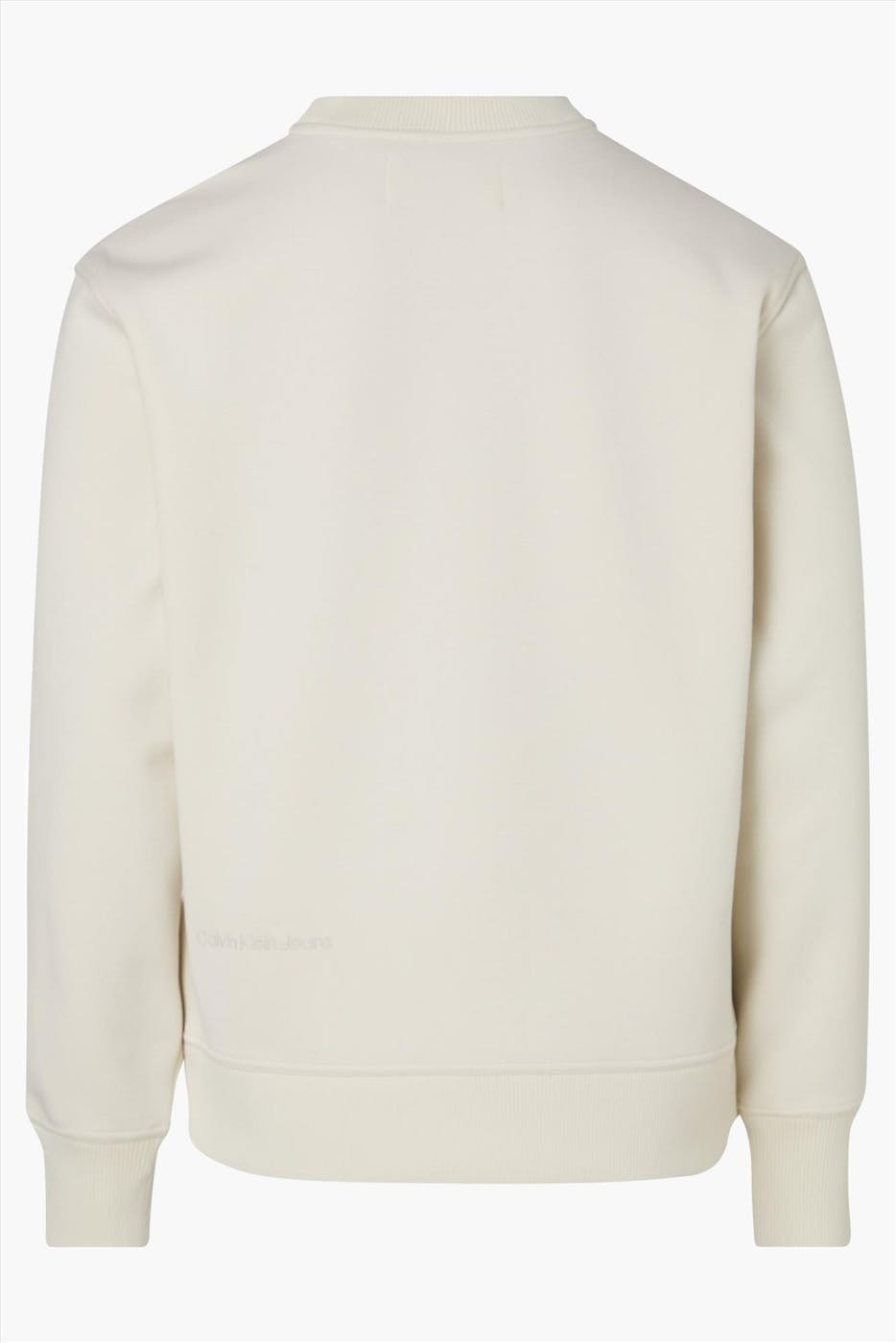 Calvin Klein Jeans - Beige Spons Logo sweater