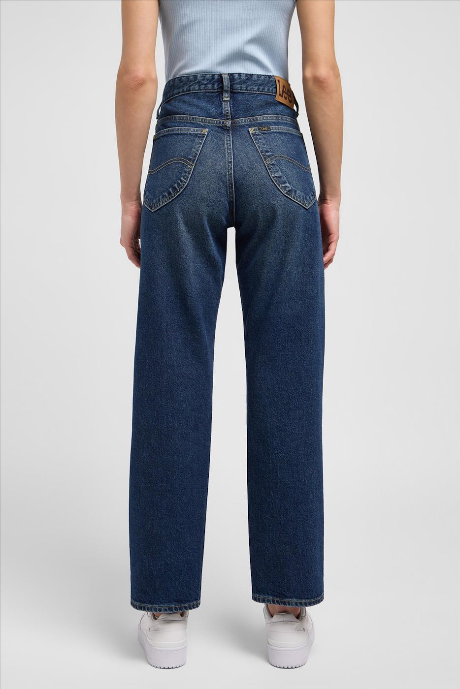 Lee - Donkerblauwe Rider Classic jeans