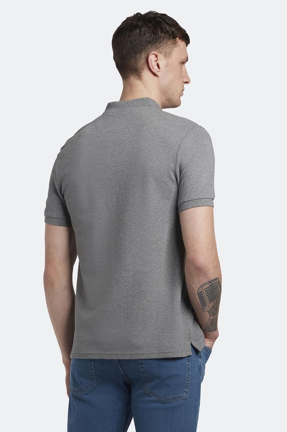 Lyle & Scott - Grijze Plain Polo shirt