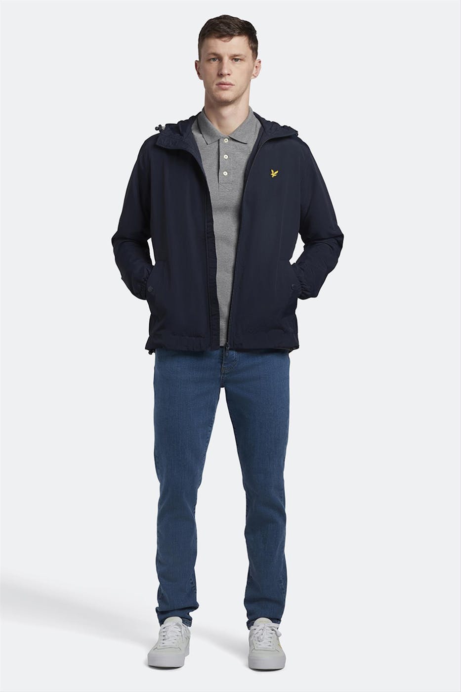 Lyle & Scott - Grijze Plain Polo shirt