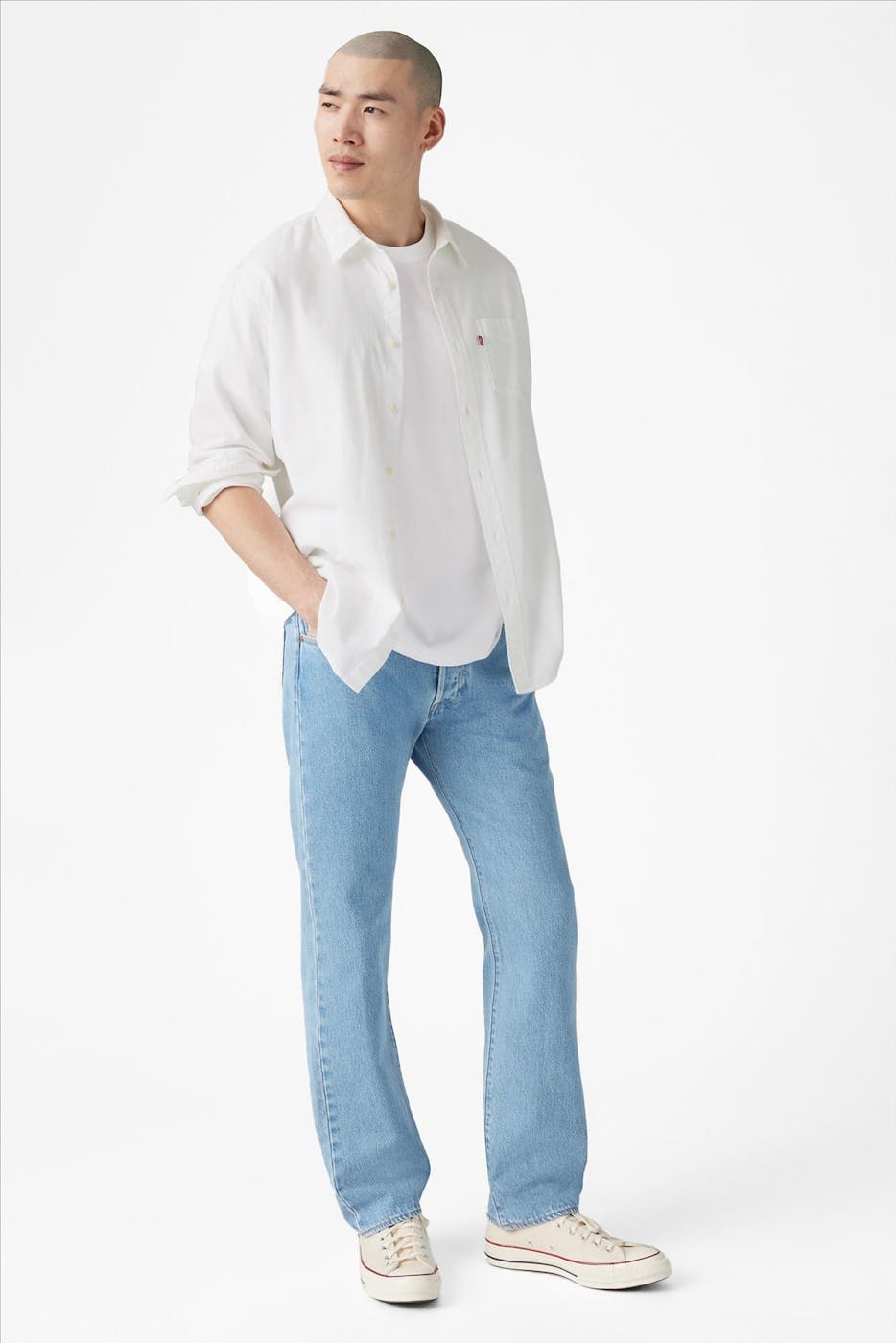 Levi's - Lichtblauwe 501 Original jeans