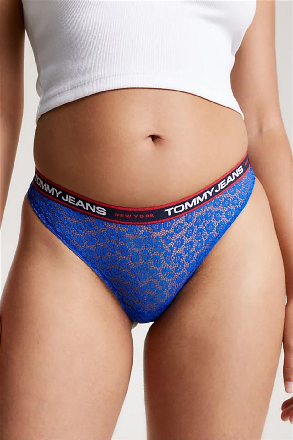 Tommy Hilfiger Underwear - Roze-Zwart-Blauwe 3-Pack strings