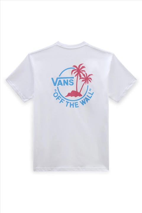Vans  - Witte Dual Palm T-shirt