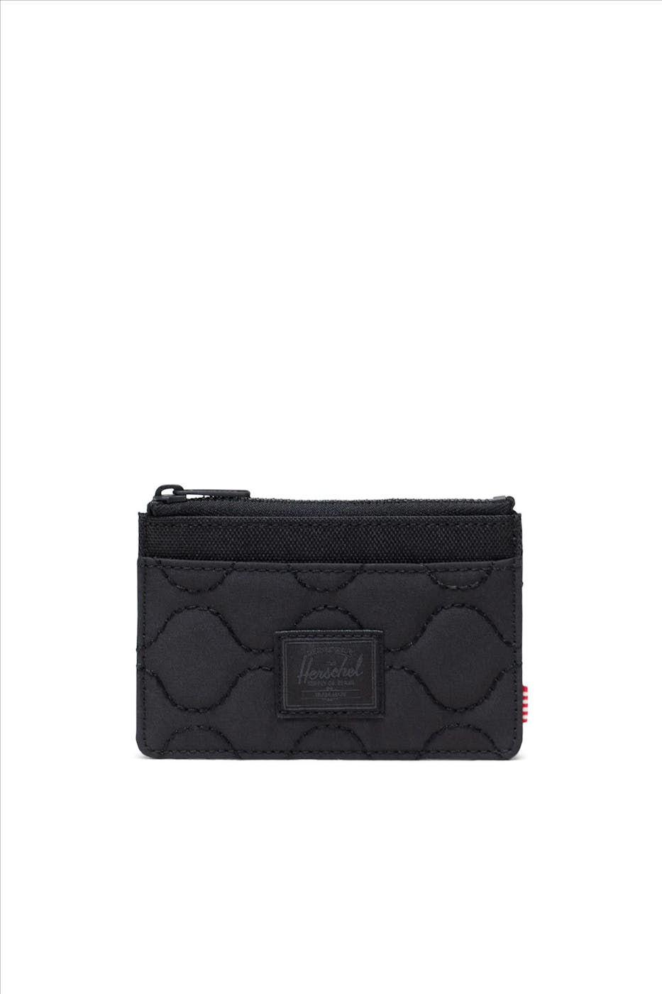 Herschel - Zwarte Oscar Quilted kaarthouder