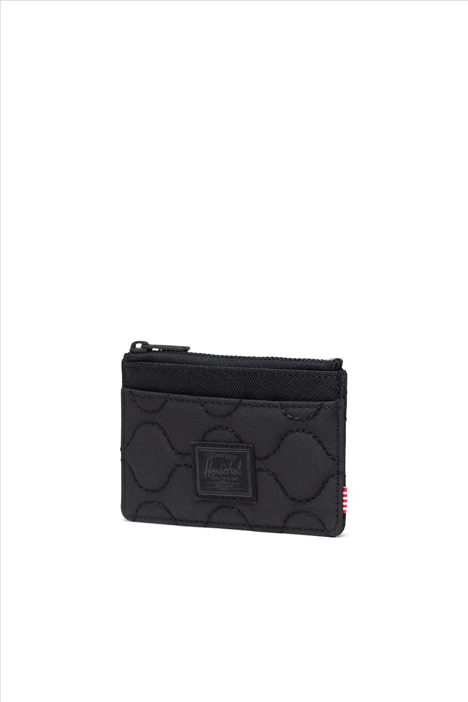 Herschel - Zwarte Oscar Quilted kaarthouder