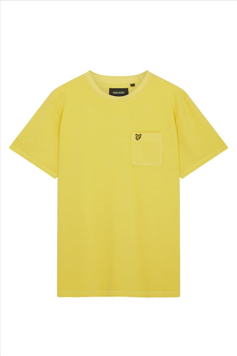Lyle & Scott - Gele Pigment Dye T-shirt