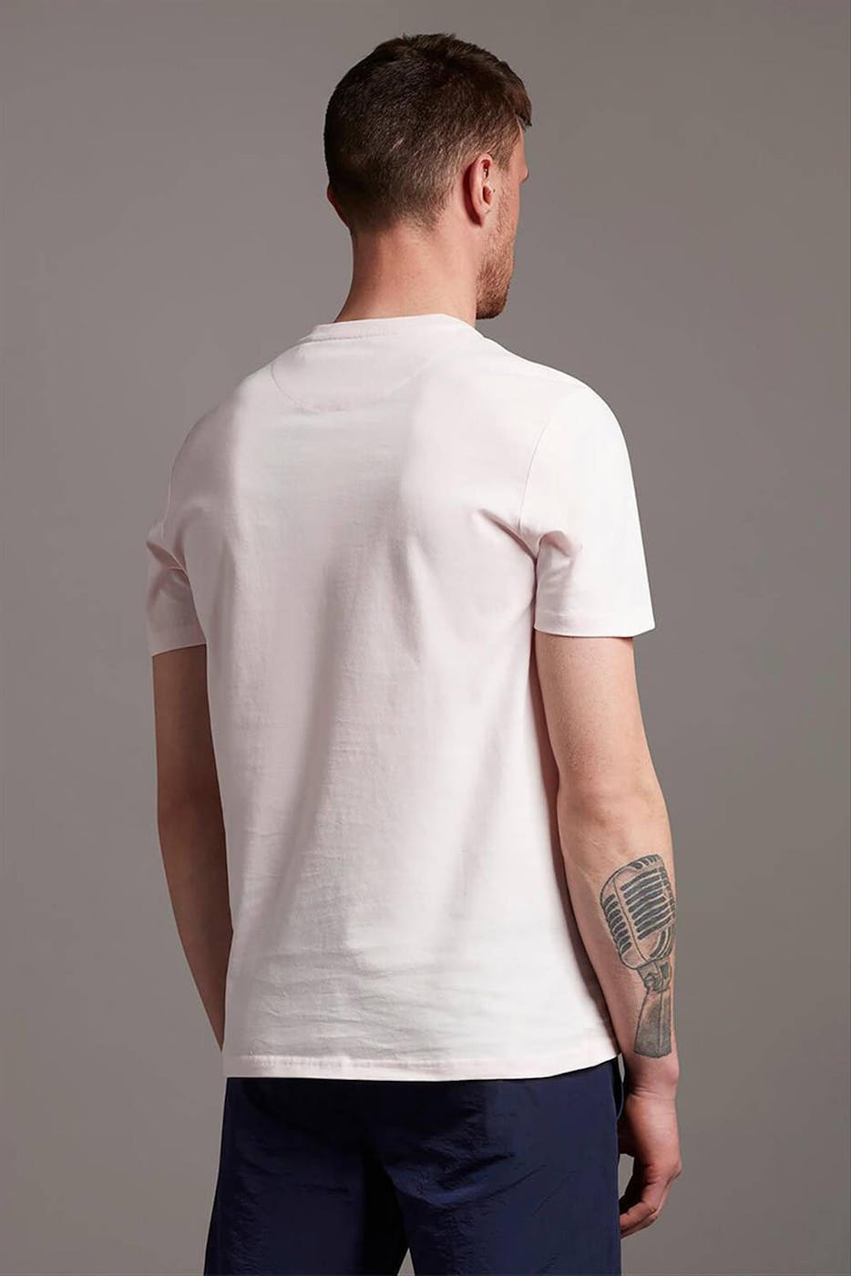 Lyle & Scott - Roze Plain T-shirt