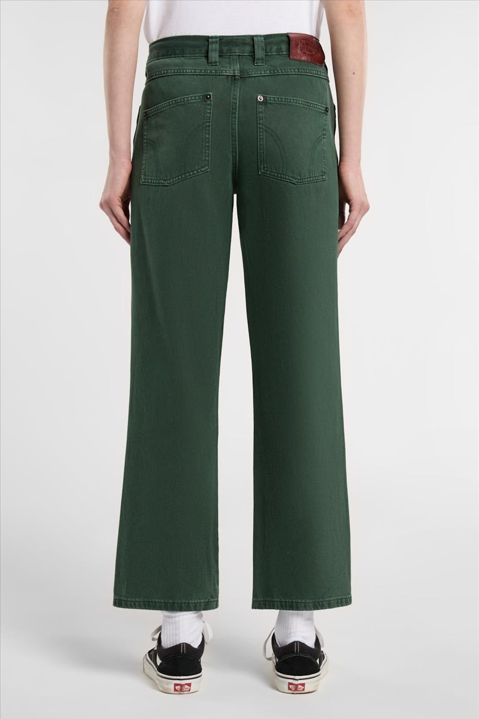 Dickies - Donkergroene Farner relaxed straight jeans