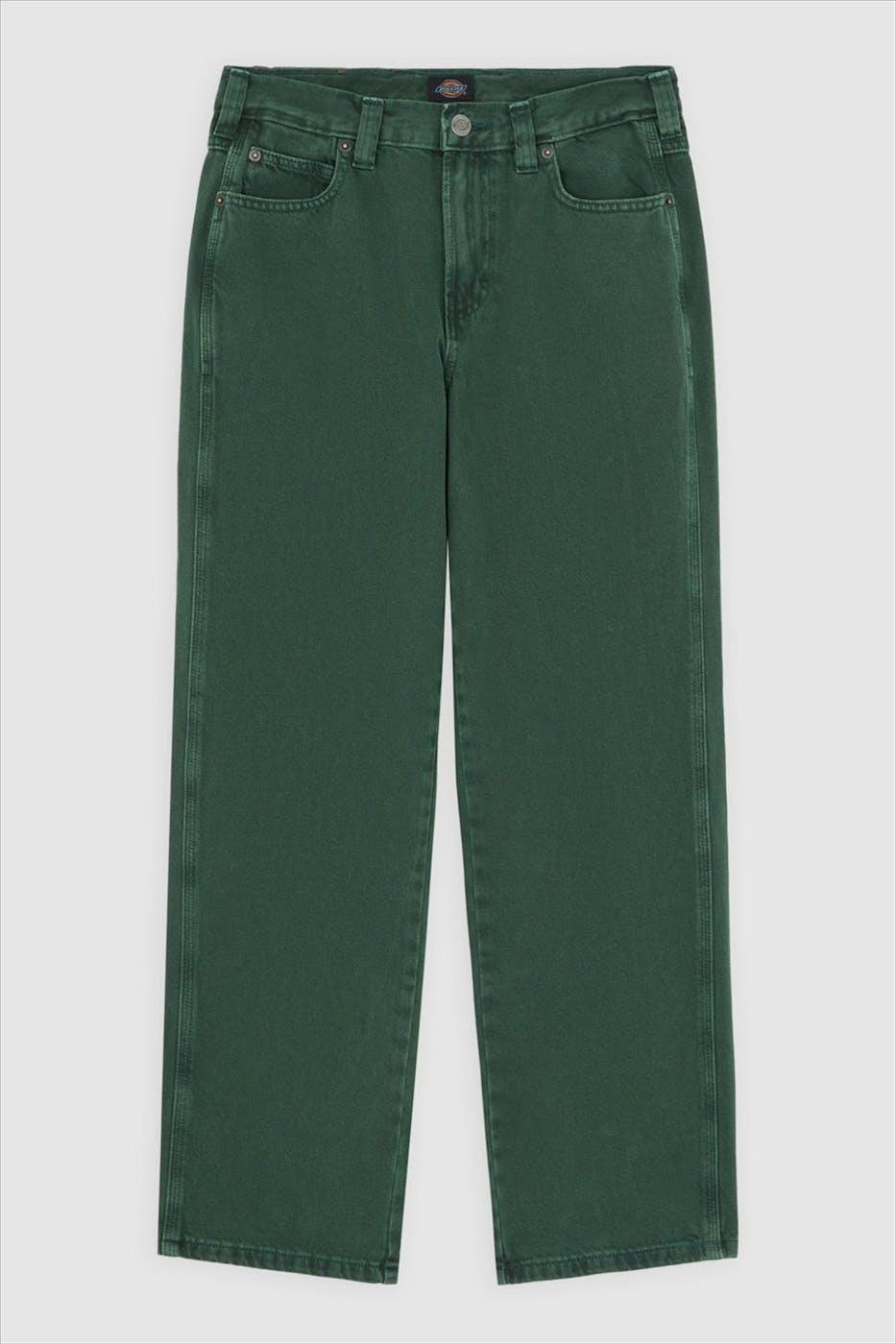 Dickies - Donkergroene Farner relaxed straight jeans