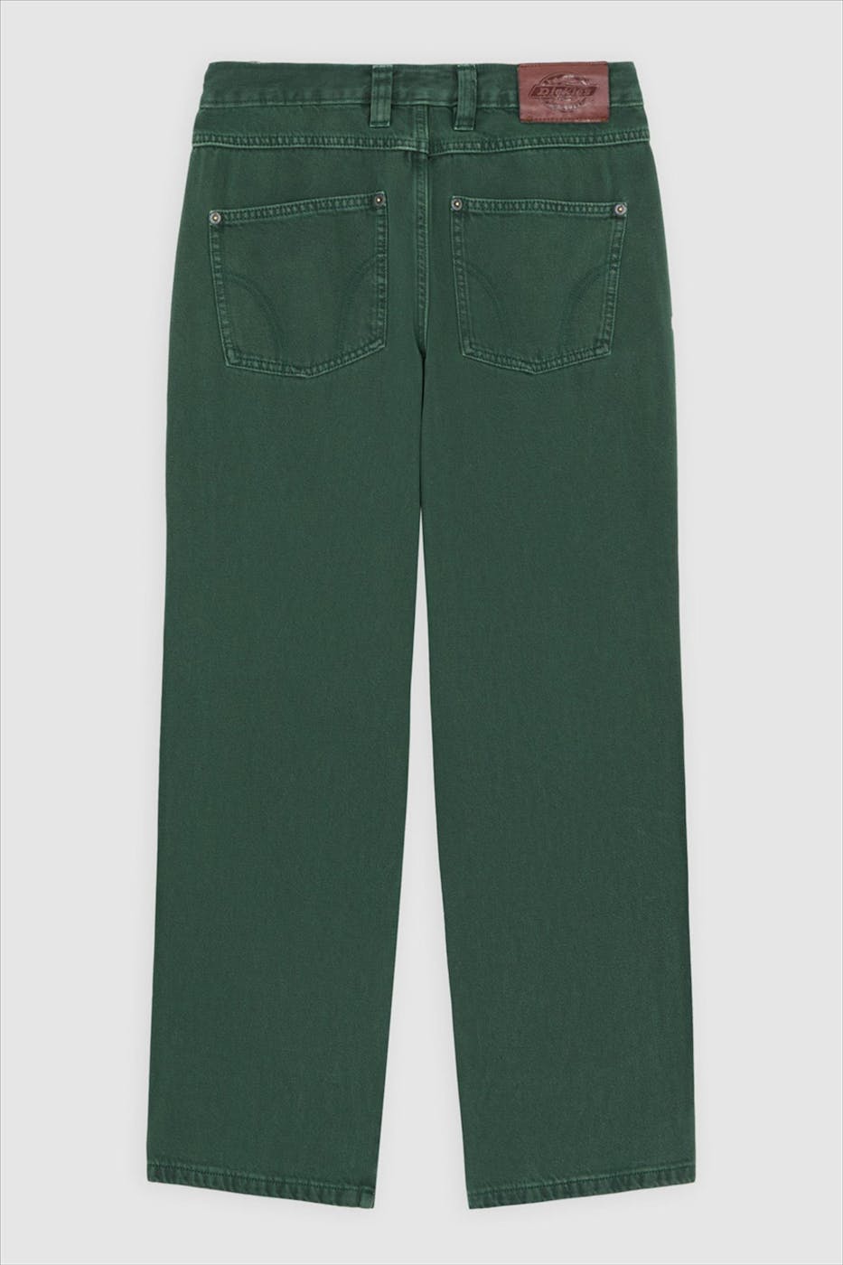 Dickies - Donkergroene Farner relaxed straight jeans