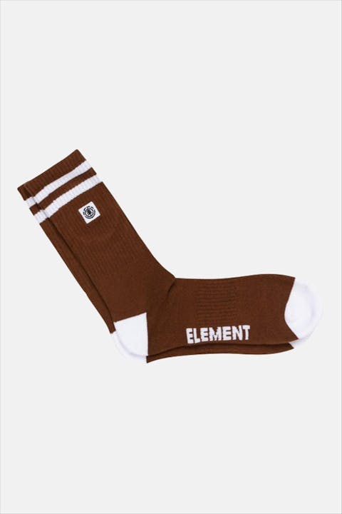Element - Bruin-witte Clearsight Sokken, maat: one size