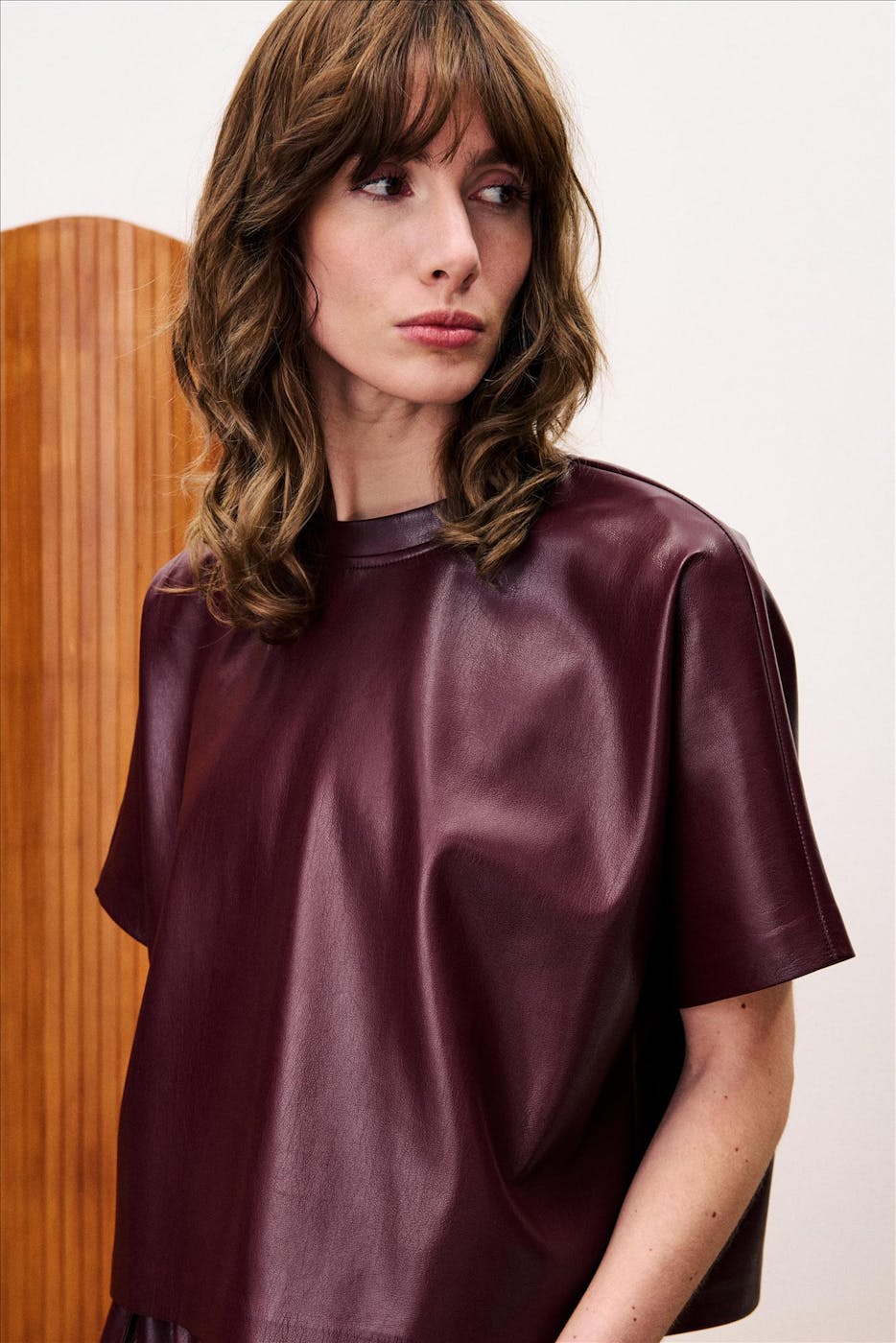 FRNCH - Bordeaux Bazin T-shirt