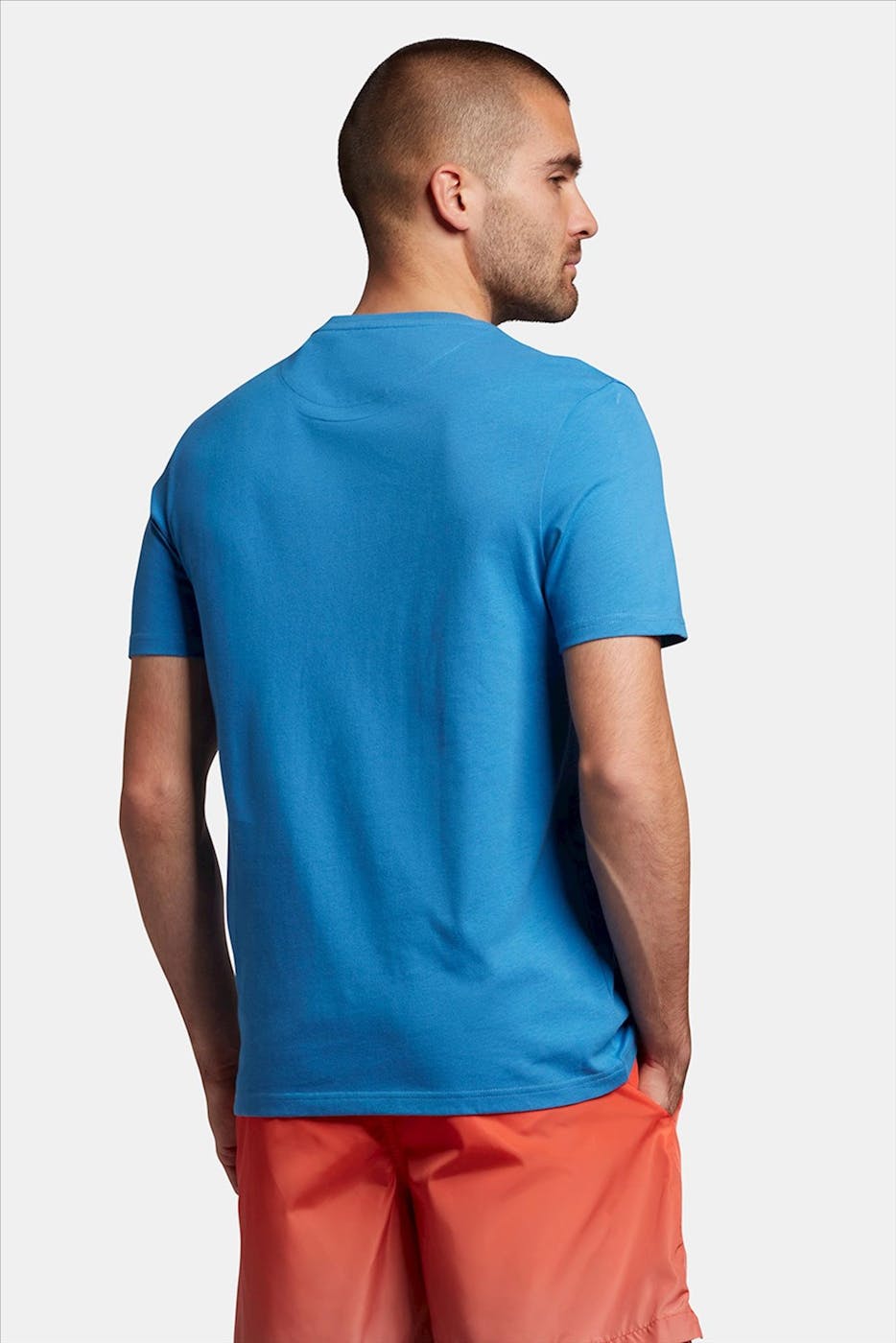 Lyle & Scott - Blauwe Plain T-shirt